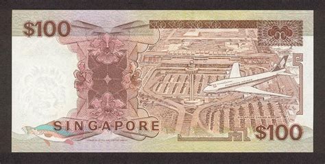 Singapore 100 Dollars Banknote Ship Seriesworld Banknotes And Coins