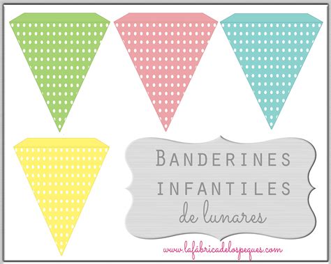 Banderines Infantiles Para Fiestas La Fábrica De Los Peques