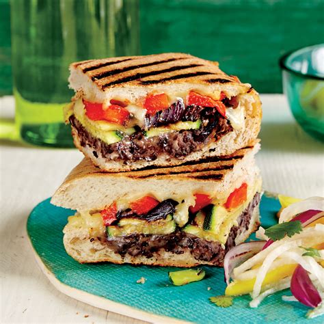 Mexican Style Grilled Vegetable Sandwich Recipe Myrecipes