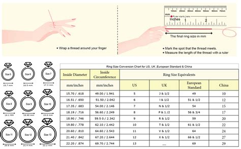 Ring Size Chart Kay Best Printable Womens Ring Size Chart Ruby