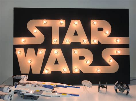 Star Wars Light Up Wall Decor Juvxxi