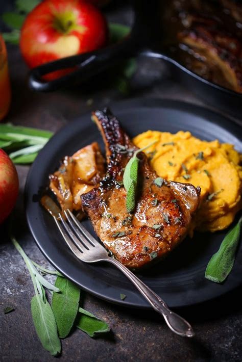 Combine cornstarch and water until smooth; Apple Cider Pork Chops - What Should I Make For...