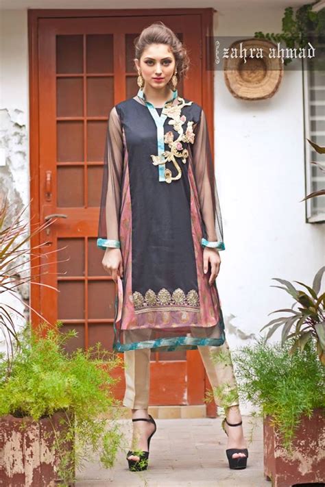 Zahra Ahmed Luxury Essence Collection Party Wear 2015 16