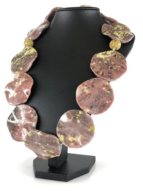 Lot Chunky Multi Color Natural Stone Necklace