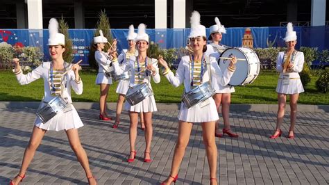 Russian Girls Entertainment At Kaliningrad Stadium In Fifa World Cup