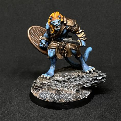 3d Printable Tabaxi Gladiator By Roleplaying And Miniatures