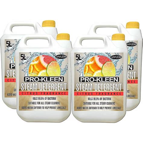 Pro Kleen Steam Detergent Citrus Fragrance High Concentrate Cleaning