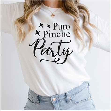 Puro Pinche Party Svg Png Funny Mom Shirt Mama Svg Party Etsy