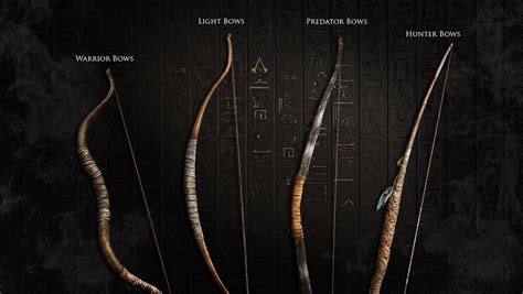 Assassins Creed Origins Bows And Weapons Assassins Creed Artwork