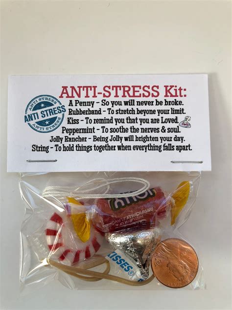 anti stress kit gag t bags funny silly prank goody bags birthday co worker secret pal
