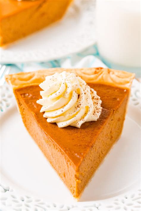 this pumpkin pie recipe is perfect for fall and thanksgiving a smooth and creamy spiced pumpkin