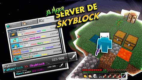 El Mejor Server De Skyblock Para Minecraft Pocket Edition 114x