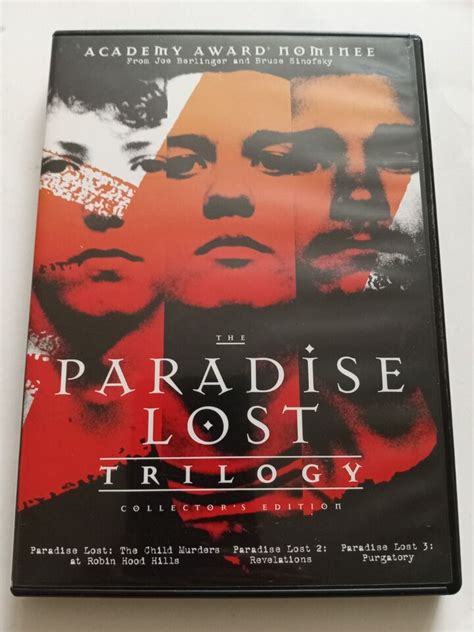 The Paradise Lost Trilogy Dvd 2012 4 Disc Set Documentary Collector