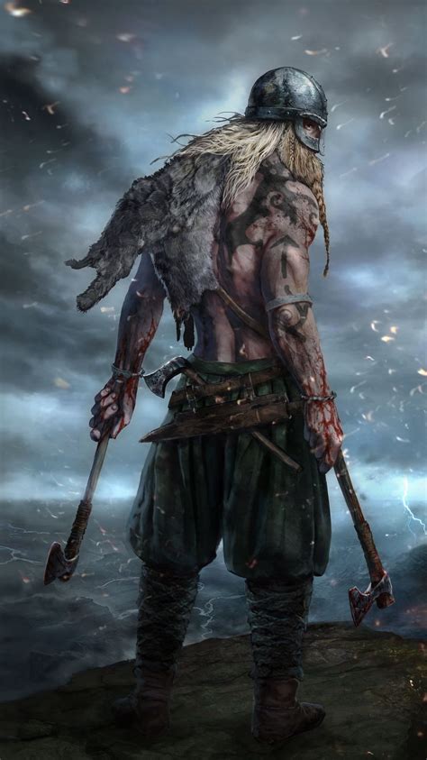 Ancestors Mobile Hd Wallpaper Viking Character Viking Warrior