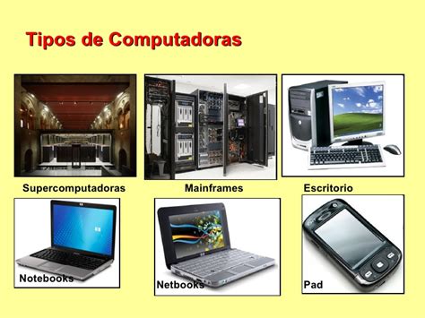 Tipos De Computadoras Las Computadoras Personales