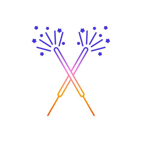 Diwali Festival Fireworks Fuljhari Lights Icon Free Download