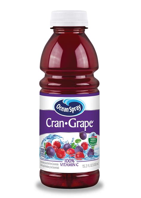 Cran Grape Grape Cranberry Juice Drink Ocean Spray