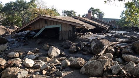 California Mudslides Rescuers Race Against Time To Find 17 Missing People