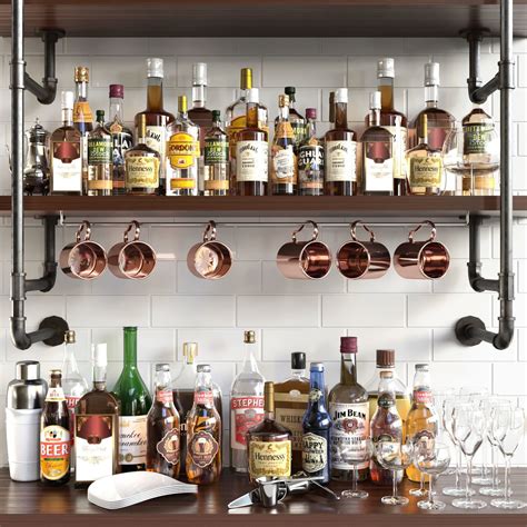 Bar Display Shelves