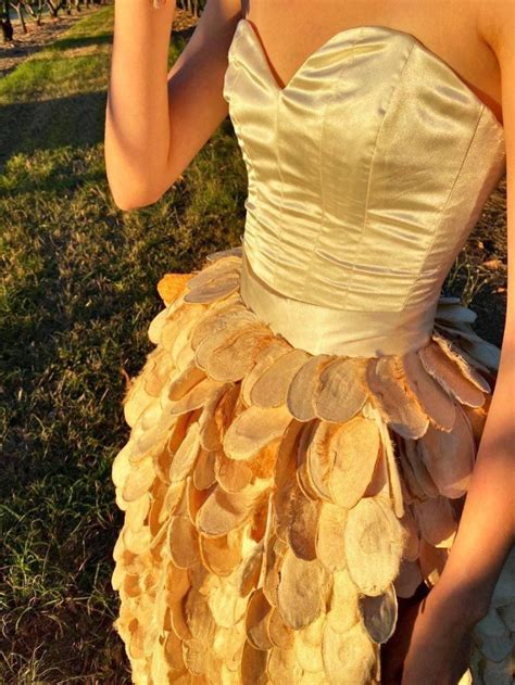 Mango Dress Made From 700 Seeds A Four Month Labour Of Love By Teenager