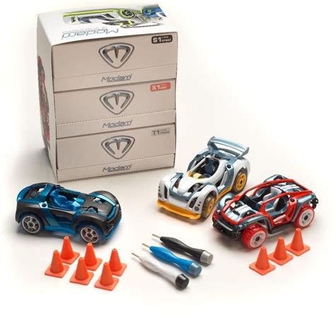 Modarri 3 Pack S1x1t1 Build Your Car Kit Toy Set Ultimate Toy Car