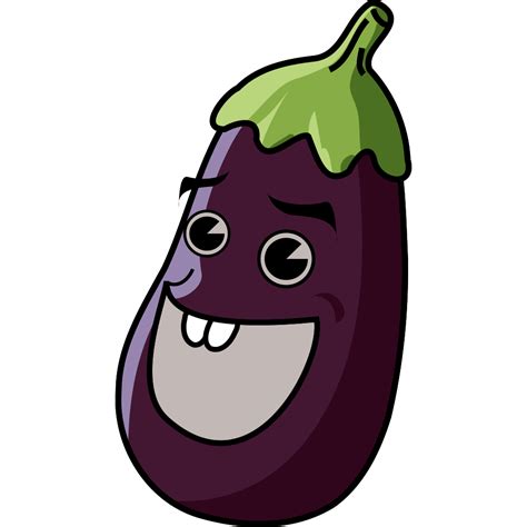 Vector Eggplant Png Free Download Png Mart