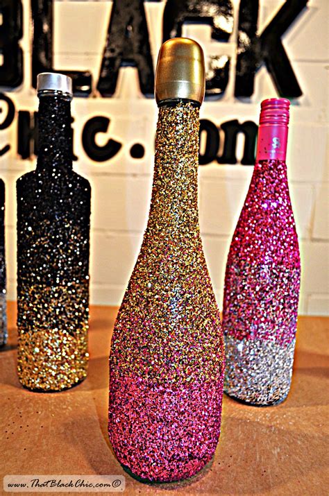 Diy Time Poppin The Glitter Bottle That Black Chic