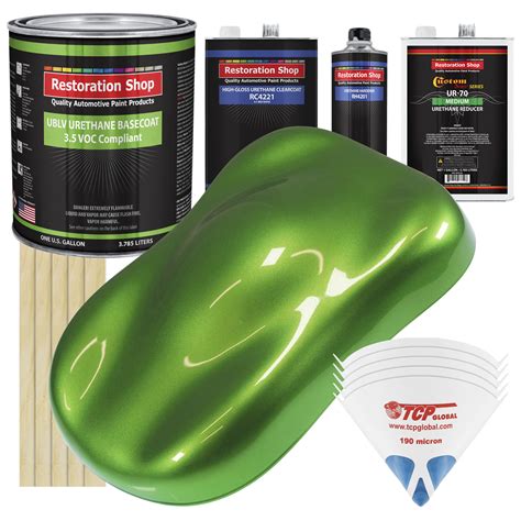 Synergy Green Metallic Gallon Kit Low Voc Urethane Basecoat Car Paint