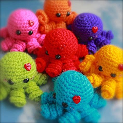 mini amigurumi octopus pattern by sarah hearn crochet crochet crochet octopus crochet patterns