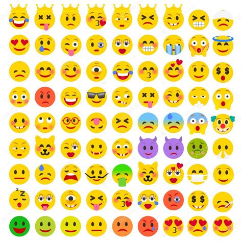 Conjunto De Iconos Emoji 2023