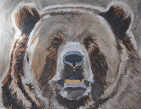 My Painted Life Grizzly Bear Portrait And Painting Demonstration