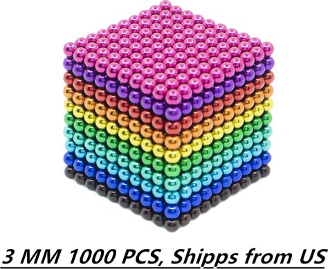 Magnetic Balls 3 Mm 1000 Pieces Magnet Ball Cube Fidget Toys Rare Earth