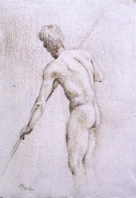 Male Nude Drawing By Milena Gawlik Fine Art America