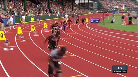 Maybe you would like to learn more about one of these? USATF.TV - Videos - Men's 200m Final - U.S. Olympic Team Trials - Track & Field 2016