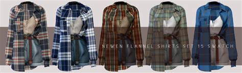Sims 4 Stuff I Want 🤓 — Newen092 Newen Sims4 Flannel Shirts Top
