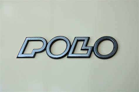 Vw Volkswagen Polo Emblem Logo Nameplate Plastic Badge Rear Oem Genuine