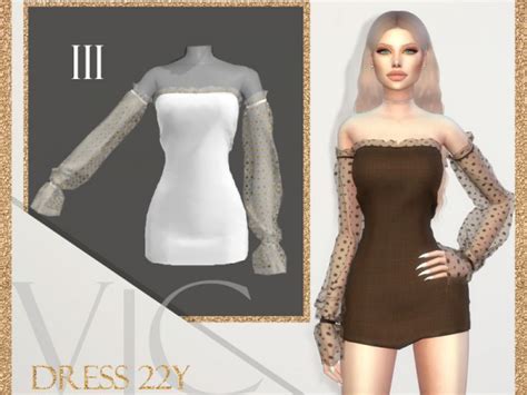 The Sims Resource Dress 22yiii By Viy Sims • Sims 4 Downloads