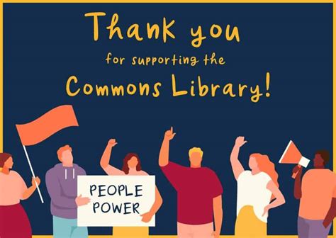 Thank You The Commons Social Change Library