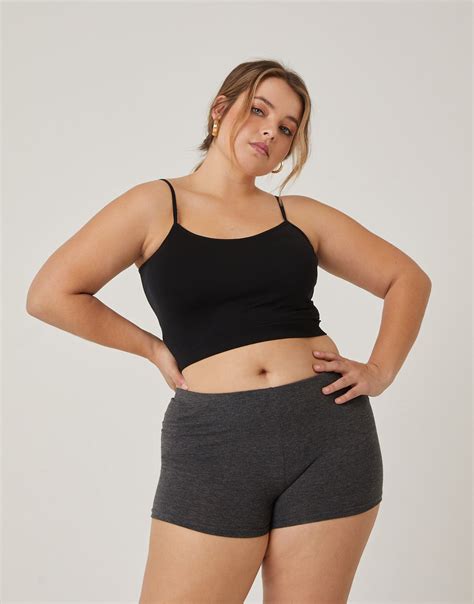 Plus Size Barely There Shorts Plus Size Slip Shorts 2020ave