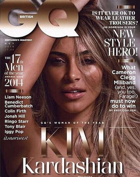 Kim Kardashian Gq British Cover 2014 01 Gotceleb