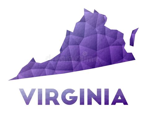 Map Of Virginia Stock Vector Illustration Of Northern 223135158