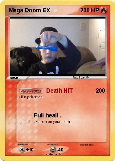 Pokémon Mega Doom Ex Death Hit My Pokemon Card
