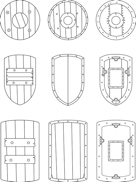 Medieval Shields | Medieval shields, Medieval, Mind map ideas