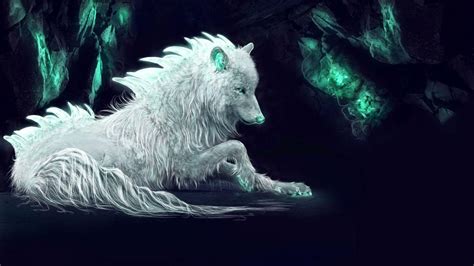 Anime White Wolf Wallpapers Wallpaper Cave