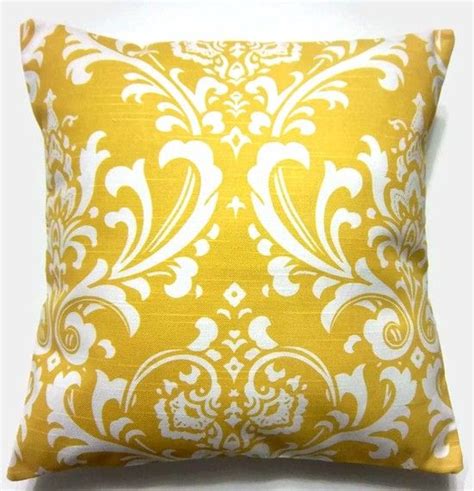 Living Room Yellow Damask Pillow Bright Pillows Damask Pillows