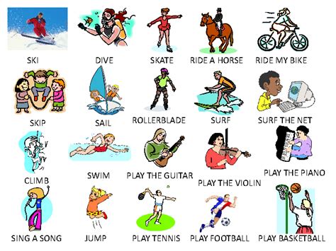 Free Time Activities and Sports