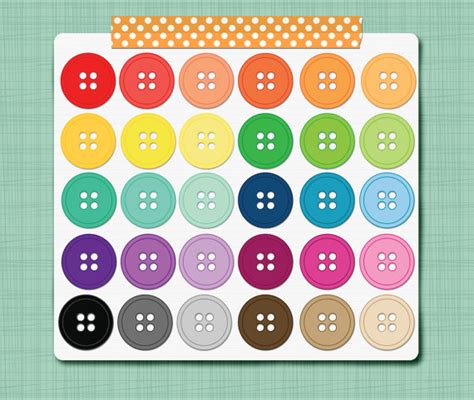 Button Clip Art Images Sewing Clipart Panda Free Clipart Images
