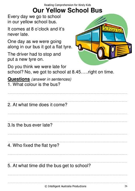 Incredible Reading And Answering Questions Worksheets Printable Worksheet