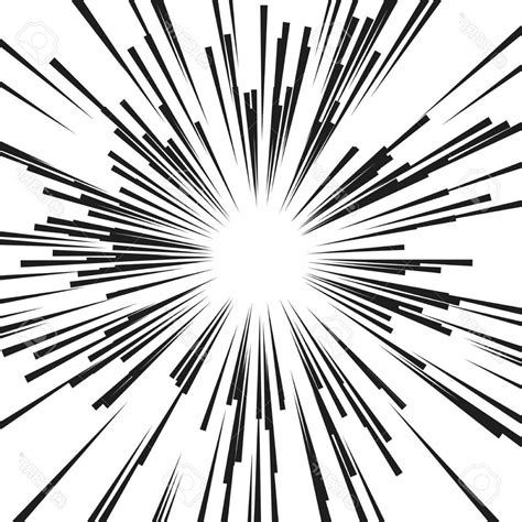 Radial Burst Vector At Collection Of Radial Burst
