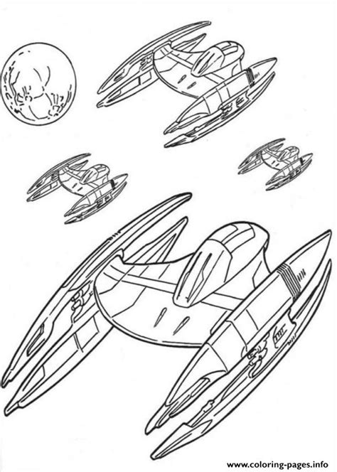 Star Wars Starship Coloring Pages